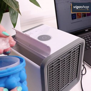 7.2K views · 41 reactions |  Troppo caldo?   È ora di rendere le vostre giornate più piacevoli con il Mini condizionatore portatile!   Semplice da utilizzare, piccolo e facile da spostare   bit.ly/Mini_it | vigoshop | Facebook