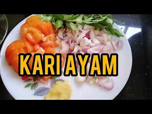 KARI AYAM INDIA / MALAYSIAN CHICKEN CURRY