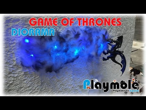 GAME OF THRONES PLAYMOBIL 🔥 DIORAMA ÉPICO CON DRAGÓN