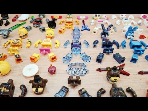 Lego FNAF all collection | Monty, Roxy, freddy, chica, bonnie, ballora | Unofficial lego