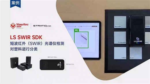 LS SWIR SDK 全球首款经济实惠型短波红外（SWIR）光谱仪测试案例：塑料检测分析