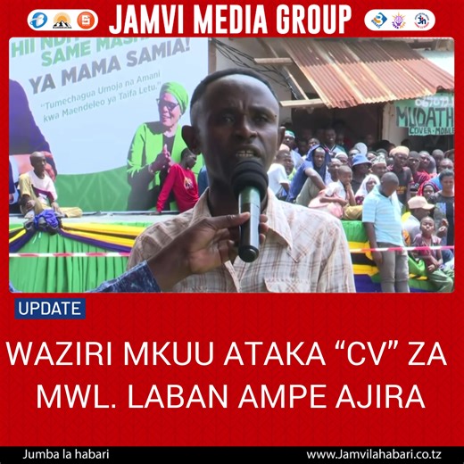 Waziri Mkuu Mhe. Mwigulu Nchemba Aagiza CV za Mwalimu Laban
