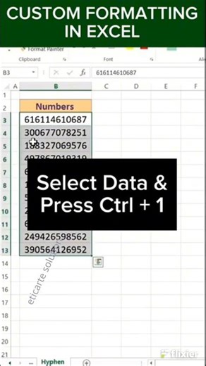 Excel Tips & Tricks | Custom Formatting between numbers in Excel #exceltips #exceltutorial #excel