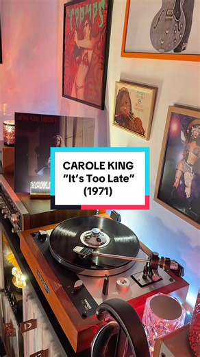 Carole King's 'It’s Too Late' - A 1971 Vinyl Experience