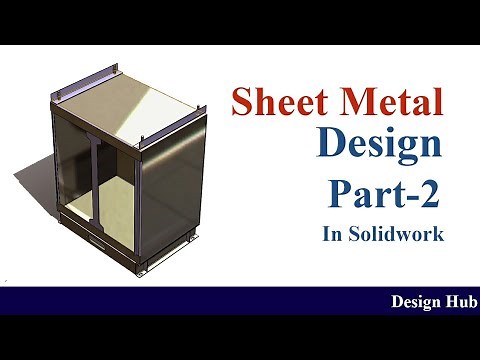 Electrical panne box design -using sheet metal solidwork