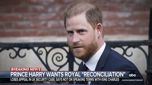 2.3M views · 35K reactions | In an emotional interview, Prince Harry revealed his father, King Charles, won't speak to him, but would love to reconcile with his family. It comes as Harry lost his court battle to keep his security detail in the UK. Ian Pannell reports. https://abcnews.link/e9UfnIj | ABC World News Tonight with David Muir | Facebook