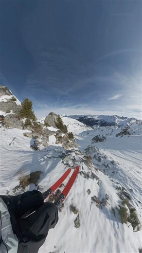 POV: Big mountain skiing in the Swiss Alps #alexhackel #ski #1000skis