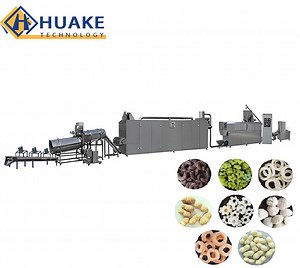 [Hot Item] Puffed Snack Machine Automatic Corn Puffing Snack Production Line Puff Snack Making Machine
