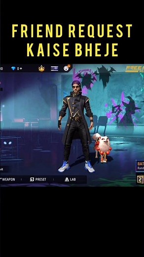 FRIEND REQUEST KAISE BHEJE 🤔 #request #freefire #gaming