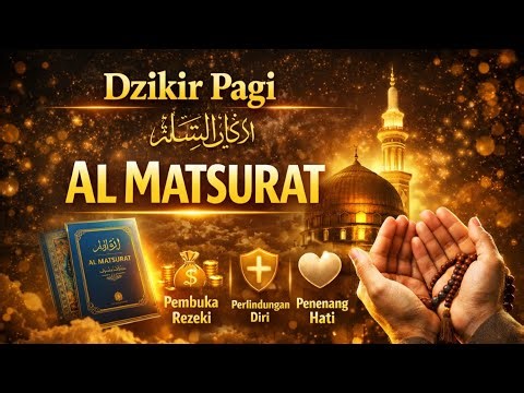 Dzikir Pagi Al Matsurat Lengkap ✨ Paling Mustajab | Pembuka Rezeki & Perlindungan Diri
