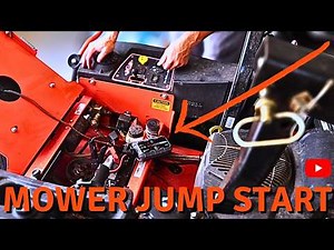 Starting a Zero Turn Mower With A Jump Box - NOCO Boost Box - Bad Boy Mower