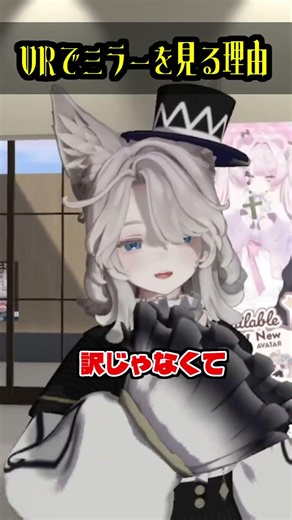 ミラーを見る理由 VRChat