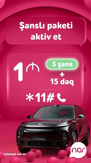 Çooox Şanslı lotereyada böyük finala çox az qaldı.🎉