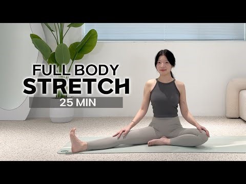 25 MIN FULL BODY STRETCH – Relieve Tension & Increase Flexibility