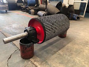[Hot Item] China Supply Rubber Lagging Sheet Conveyor Pulleys with New Design Drawing