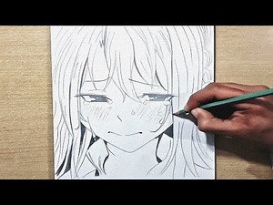 Simple & Easy Steps To Draw heartbreak Girl || Learn Easy Anime Drawing Techniques