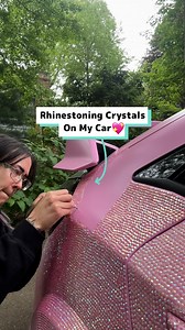 Bedazzling thousands of crystals on my car 💎🚗 | Craft Factory