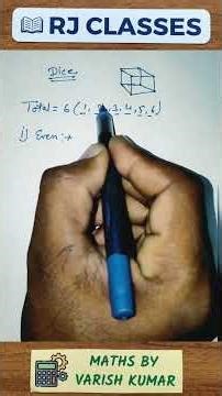 Probabilty Htet tgt,prt || Dice important topic of Class 10th HBSE || CBSE || #htet #class10maths