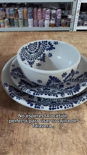 Vajilla de Talavera #talavera | Talavera Salazar