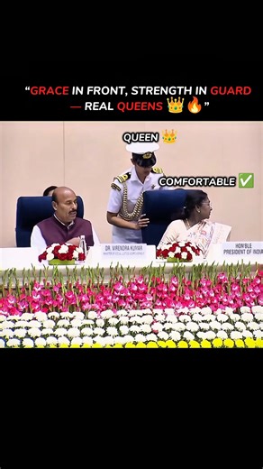 President uncomfortable? One signal—and ADC Solanki is already in control 💂 #major 🇮🇳 #army #terding