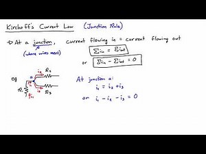 E&M Course 5-5: Kirchoff's Current Law (Junction Rule)