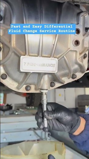Fast and Easy Differential Fluid Change Service Routine