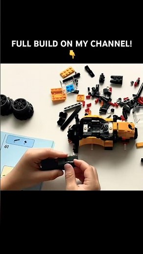Fast LEGO City Backhoe Loader 60480 Build! 🚜 Build Below 👇