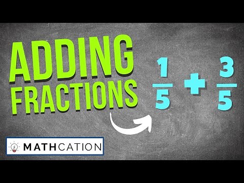 Adding Fractions with Like Denominators | How to Add Fractions | 5th Grade