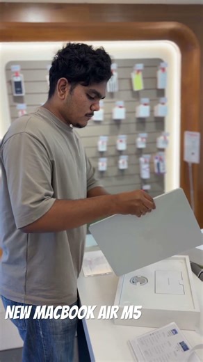 Unboxing MacBook Air m5 in Vijay sales 🍎