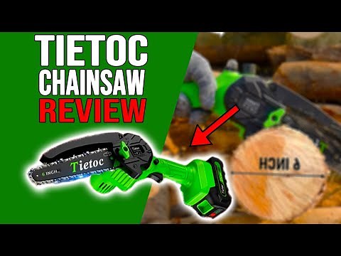 Tietoc 6-Inch Mini Electric Chainsaw Review | Perfect Cordless Tool for Garden & Home