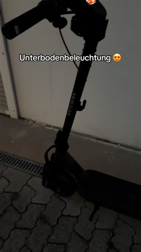Unterbodenbeleuchtung beim Ninebot Max G3