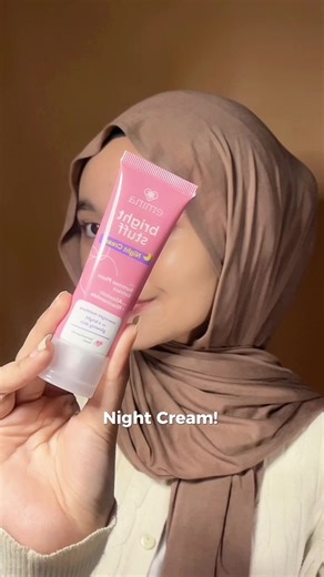 Review Emina Bright Stuff Night Cream for Glowing Skin