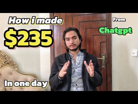 How I Made $235 In One Day | I made 235 Dollars From Chatgpt with proof