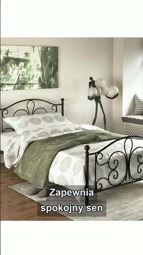 Łóżko metalowe do pokoju młodzieżowego - [9690]