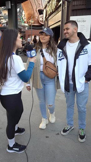 We asked some Dodger fans what they think of the “Beat LA” chant…here’s what they had to say. #ITFDB #Pantone294 | Pantone 294