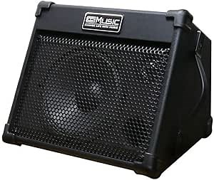 Coolmusic Portable Acoustic Guitar Amplifier, For Performers On The Go, Built-in Bluetooth (40W Battery-Powered)