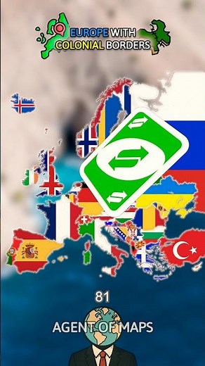 Europe with Colonial Borders 🧱! #europe #history #mapping #geomapping #geography