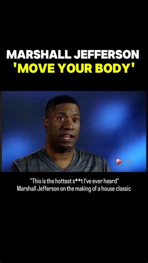 Richard Q on Instagram: "✨️'Move Your Body' is a 1987 house music classic by American musician Marshall Jefferson. The track was released by Trax Records label. It is among one of the earliest house music tracks to prominently feature piano. @marshall_jefferson 🖥 Watch the whole clip on YouTube. 📹Credit: TVoneonline/YouTube ⏯️ join @electric_communion for full-length podcast episodes with DJs, producers and promoters doing great things in the melodic house scene. ⏭️ weekly 'tracks of the week'