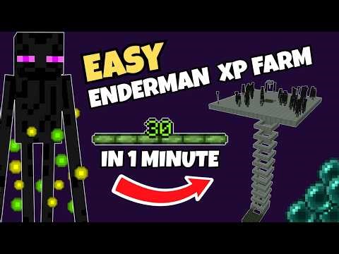 Minecraft | Easy Enderman XP Farm | Java & Bedrock | 26.1+