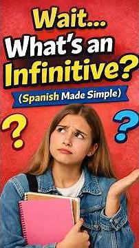 Wait… What’s an Infinitive? (Spanish Made Simple) #shorts #learnspanish #spsnish #allsubscriber