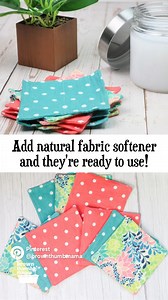 1K views | Save money and ditch the chemicals with these homemade, reusable dryer sheets. These DIY dryer sheets are easy to make and even include a no-sew version! | Brown Thumb Mama: Vegetable Gardening & Eco-Friendly Home | Facebook