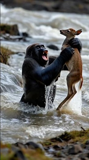 Why This Gorilla Follows a Deer