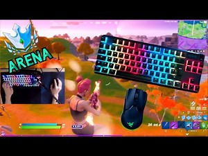 Steelseries Apex Pro ASMR Chill🤩 Arena Gameplay🏆Satisfying Keyboard Fortnite 240 FPS Smooth 4K