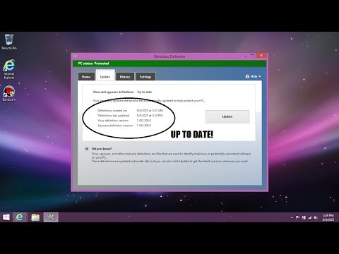 How to get Windows defender definition updates in 2025! Windows 8.1/8/7 (W8 Revival Tutorial)