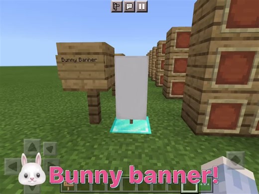 Minecraft Bunny Banner Tutorial