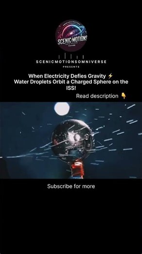 Electricity Defies Gravity in Space ⚡ | Watch Water Orbit on the ISS!