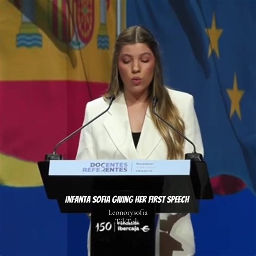 Infanta Sofía first official speech — full moment and family reaction