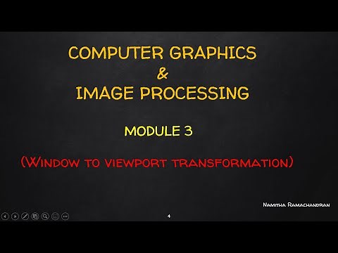 WINDOW TO VIEWPORT TRANSFORMATION