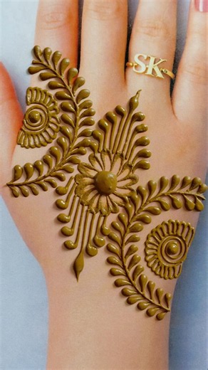Easy Simple mehndi design | Arabic Mehndi designs | #mehndi #skmehandi