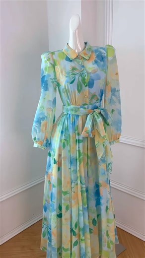 Simple printed maxi #dressideas #trending #fyp #partydress #koreanfashion #foryou #stylishdresses